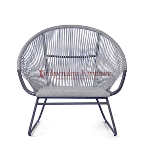 Chaise longue d'extérieur minimaliste et moderne en métal Meubles de jardin imperméables à la mode pour la maison Hôtel Patio Caractéristique durable - Product Image 3
