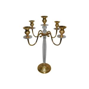 เชิงเทียนทรง T-Light 6แขนหรูหราเชิงเทียนทรงสูงห้าแขนตกแต่งในงานแต่งงานกลางแจ้ง - Product Image 2