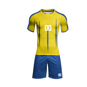 Uniforme de Fútbol Personalizado para Hombre, Conjunto Completo de Alta Calidad, Camisetas de Equipo para Adultos, 100% Poliéster, Secado Rápido, Antibacteriano - Product Image 1