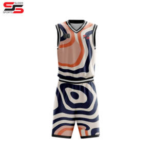 Ropa deportiva Traje de entrenamiento Uniforme de baloncesto transpirable con diseño de pantalones cortos Impresión por sublimación en equipo deportivo de baloncesto en blanco - Product Image 1