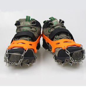 Crampons à neige et à glace de haute qualité, logo personnalisé, crampons antidérapants pour l'escalade en plein air, meilleurs crampons à glace pour bottes - Product Image 6