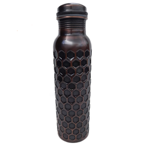 Botella de agua de cobre puro de alta calidad de nuevo diseño disponible en diferentes estilos a un precio razonable. Muestra gratis. - Product Image 5