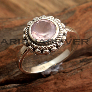 Rose <b>Quartz</b> <b>Ring</b> 925 Silver <b>Ring</b> Handmade Jewelry Gift for Her Women Silver Jewelry - Product Image 6