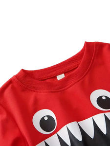 Vente en gros Costume pour tout-petits, vêtements deux pièces, pull d'hiver pour garçon, survêtements respirants pour bébé en éponge française personnalisés - Product Image 5