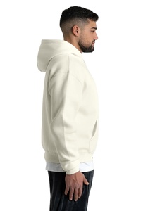 Sweats à capuche zippés Baggy 100% coton pour hommes grande taille respirant Double fermeture éclair sweats à capuche d'hiver hommes avec Logo personnalisé - Product Image 4