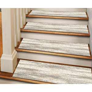 Tapis imprimé : motif ethnique moderne beige et gris, lavable en machine, Gobelin - Product Image 4