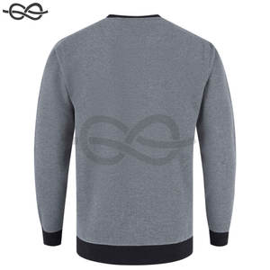 เสื้อสเวตเตอร์แขนยาวผ้าคอตตอนฮิปฮอปสำหรับผู้ชายเสื้อสเวตเตอร์แบบสวมหัวสำหรับ500gsm สไตล์คนเมืองทันสมัยออกแบบได้ตามต้องการ - Product Image 4