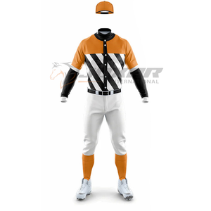 Uniformes de baseball sublimés durables avec maillot et pantalon en tissu léger respirant à séchage rapide idéal pour la vente - Product Image 1