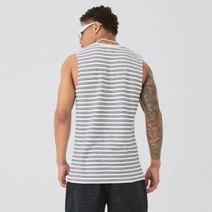 OEM Verano de alta calidad de los hombres de algodón camiseta sin mangas Fitness gimnasio hombres camiseta sin mangas de alta calidad precio razonable - Product Image 3