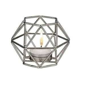 Aluminium Candle <b>Tealight</b> Holder With Gold Color Finished For Home Decoration Metal <b>Tealight</b> For Garden Decoration . - Product Image 2