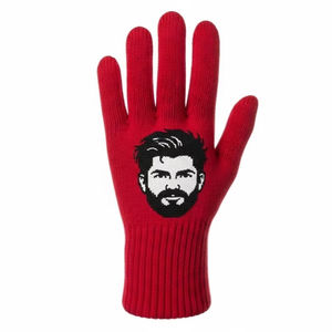 Acrylic Gloves Heat Transfer Printed Warm Stretch Winter Hand Protection Custom Logo Wholesale - Product Image 1