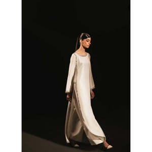 Elegant Long <b>Silk</b> Dresses Simple Fashion for Mother of Bride Occasions-Buy Online - Product Image 4