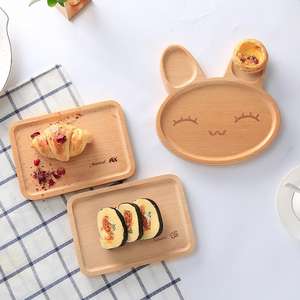 Assiette carrée en bois pour décoration de table, dernière taille personnalisée, utilisation à la main, nettoyage facile, assiette en bois d'acacia au meilleur prix - Product Image 4