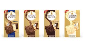 Cuadrados de Chocolate Ferrero Rocher Premium, Chocolate Gourmet con Avellanas Cremosas y Textura Crujiente - Product Image 5