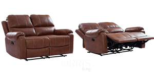 Juego de Sofás Reclinables de Estilo Nórdico Moderno, Respaldo Alto, Cómodo, Espuma Recta Ajustable, Muebles para Sala de Estar de Apartamento o Villa - Product Image 5