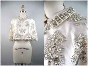 Fiesta para adultos hecha a mano, ropa de fiesta y Club con diseño de lentejuelas, flecos largos y poliéster elegante con cuentas para mujeres - Product Image 4