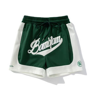 Pantalones Cortos de Baloncesto de Malla al por Mayor, Pantalones Cortos de Baloncesto de Malla de Alta Calidad hasta la Rodilla, Logotipo Personalizado, Pantalones Cortos de Baloncesto Retro para Hombre, Bordado - Product Image 3