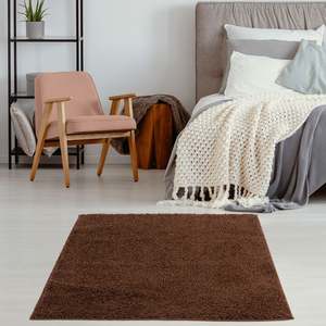 The <b>Rugs</b> Myshaggy Solid Brown Area <b>Rug</b> Set 60X110 cm - Product Image 6