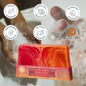 Jabón en Barra de Pomelo 80g, Fórmula Limpiadora Suave para Cuerpo y Rostro, Etiqueta Privada OEM ODM, Suministro al por Mayor, Cuidado Diario - Product Image 1