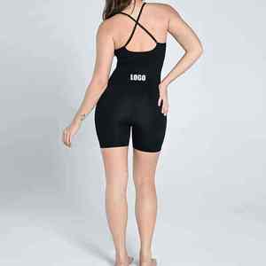 Ensemble de leggings et soutien-gorge de sport pour femme, logo personnalisé, solide, de haute qualité, extensible dans les quatre sens, écologique, effet push-up pour l'entraînement, le yoga et la remise en forme - Product Image 4