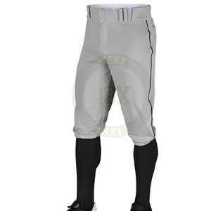 Pantalones de béisbol OEM con bolsillo lateral de cintura ajustable y servicio de impresión personalizado - Product Image 1