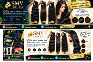 Cabello Humano Virgen Remy Natural Indio Sin Procesar, Ondulado Suelto, Ondulado al Agua, Paquete de Extensiones con Frente de Encaje Impermeable, Venta al Por Mayor - Product Image 6