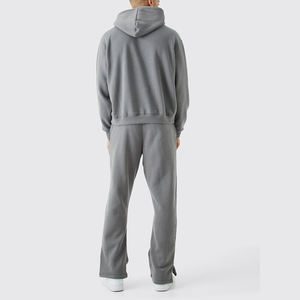 Chándal de hombre de alta calidad, ropa deportiva de entrenamiento de gimnasio, Sudadera con capucha y pantalones de Jogger, suministro OEM - Product Image 5