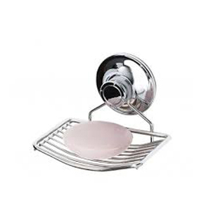 Porte-savon de salle de bain en laiton argenté Porte-savon monté en laiton, porte-savon en métal, porte-savon au design moderne - Product Image 1