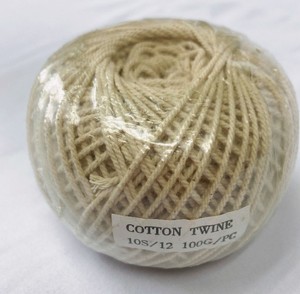 Ficelle de jute en rouleau couleurs naturelles ficelle de corde de coton de forme ovale à vendre - Product Image 2
