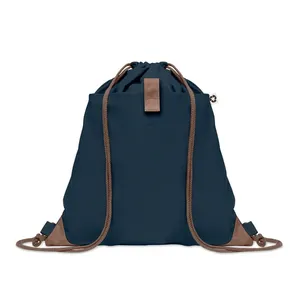 Sac Panda en coton recyclé avec cordon de serrage, sacs de sport écologiques, gadgets promotionnels - Product Image 2