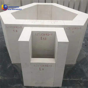 Fused Casting <strong>Zirconia</strong> Electrocast Refractory AZS <strong>Block</strong> High Strength AZS Refractory Brick - Product Image 2