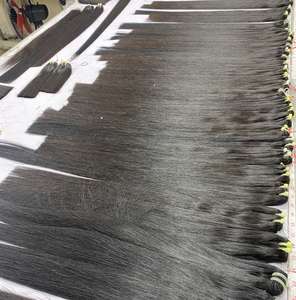 ผมแท้สีดำยาว6 "-32" สำหรับต่อผมตรงกระดูกไม่ผ่านกระบวนการ100% - Product Image 6