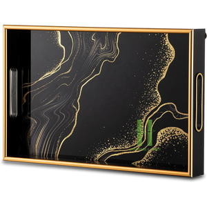 Joyero de laca rectangular moderno ecológico de lujo hecho a mano multifunción Vietnam fábrica HNH artesanía directamente - Product Image 4