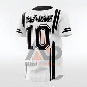 Maillots de baseball personnalisés 2026 à surpiqûres, respirants, séchage rapide, antibactériens, col en V, 220g, haute qualité, vente en gros, tailles adultes et grandes tailles - Product Image 2