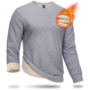 Men's Custom 100% Cotton Sweatshirt O-Neck Full Sleeve Slim Fit Breathable 300-350 GSM Embossed Printing Embroidered Fashion - Product Image 4