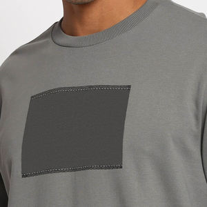 Sudaderas de poliéster personalizadas de talla grande para hombre, precio al por mayor para hombre, sudaderas de mezcla de algodón básicas de Color sólido para hombre a la venta - Product Image 3