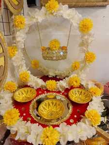 Mehndi Trending amarillo verde Color Mehndi placas grandes Mehndi Foil Mehndi Rasam cesta tradicional OEM con servicio - Product Image 2