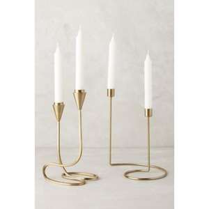 Stylish antique brass <b>candle</b> holder for elegant home decor luxury candlelight <b>dinners</b> and high-end wedding table settings - Product Image 4