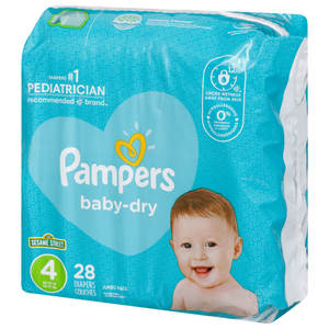 Pañales y toallitas Pampers Pantalones de pañales secos para bebés - Product Image 1