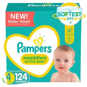 Couches Pampers Baby Dry / Couches pour nouveau-nés taille 2, taille 4 et couches Pampers Jumbo - Product Image 6