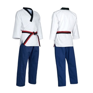 Ensemble d'uniformes de Taekwondo en coton et polyester, fabriqué par des fabricants de premier plan - Product Image 4