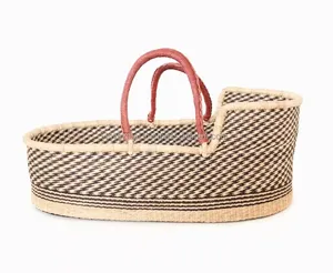 Natural Seagrass Moses Baby <b>Changing</b> <b>Basket</b> Cheap Price - Product Image 5