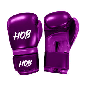 Guantes de Boxeo de Cuero de Alta Calidad con Cierre de Gancho y Bucle Antideslizantes para Dedos Completos, Impresión de Logotipo Personalizado, Profesionales - Product Image 4
