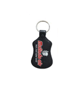 Keychain hai mặt ABS in cán Keyring màu vàng trắng kem hình ảnh phong cách cổ điển - Product Image 2