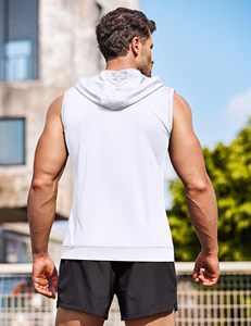 Sudadera sin mangas ajustada para hombre, ropa de gimnasio para entrenamiento, culturismo y rendimiento. - Product Image 2
