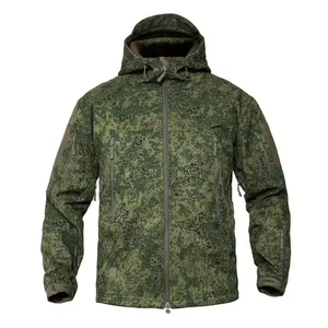 Veste de chasse camouflage fonctionnelle de haute qualité avec logo OEM, veste de camping et de randonnée personnalisée pour hommes - Product Image 4
