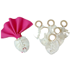 Nouvellement Arrivées Macramé Serviette Anneau Magnifiquement Conception La Plus Exigeante Meilleure Qualité Lisse Finition Porte-Mouchoirs Pour La Décoration De Table - Product Image 1