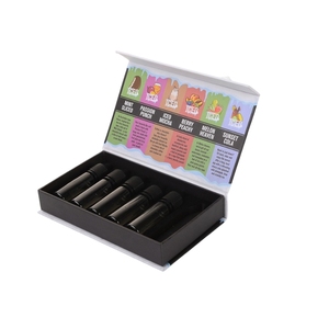 Custom Medical Grade Ampoule Packaging Box Rigid Magnetic Closure <strong>Book</strong> Shaped Embossing Recycled Materials <strong>Essential</strong> Oil Box - Product Image 6