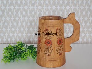 เหยือกไม้เป็นมิตรกับการเดินทางขนาดใหญ่วัสดุธรรมชาติน้ำหนักเบาและมีสไตล์โดย tradebyd - Product Image 3