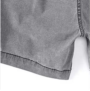 กางเกงขาสั้นผู้ชายคุณภาพสูง ล้างสีแบบแอซิด ผ้าฝ้าย รับผลิตแบรนด์ OEM กางเกงขาสั้นล้างสีแบบแอซิดสุดเทรนดี้ ลุคฤดูร้อนสำหรับผู้ชาย มีจำหน่าย ปี 2026 - Product Image 2